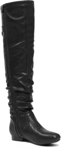 Vista 3 de DREAM PAIRS - Botas de ante para invierno, de altura al muslo, para mujer