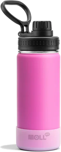 Vista 16 de Botella de agua de 12 oz para niños de acero inoxidable con aislamiento al vacío de boca ancha Botella de agua deportiva - Pequeña botella de agua