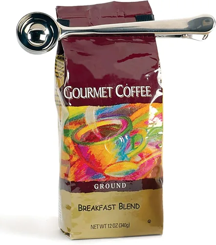 Vista 5 de RSVP International Coffee Scoop Collection, 1-1/2 cucharada, clip, acero inoxidable