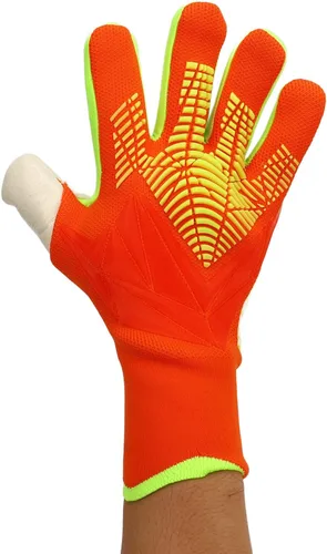 Vista 8 de Soccer Goalie Gloves for Men Women, Anti Slip Soccer Goalkeeper Gloves, Premium Latex Palm with Finger Protection, Breathable Nylon Backhand, Orange