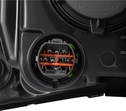 Vista 3 de Faro Transparente Lente Carcasa Negra para Kia Optima SXL 2013