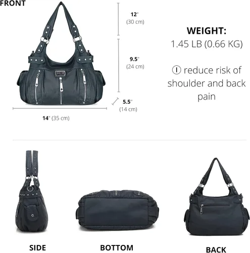 Vista 3 de Scarleton Bolso de mano para mujer, monederos para mujer, bolsos de hombro para mujer, H1292