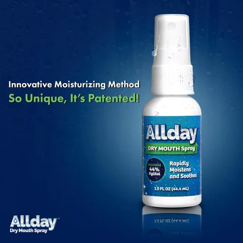 Vista 8 de Allday Spray bucal seco, xilitol de máxima resistencia, acción rápida, no ácido (paquete de 2)