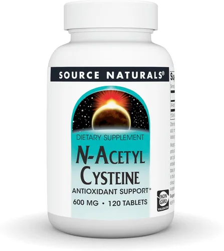 Vista 7 de Source Naturals N-acetil cisteína antioxidante apoyo 600 mg Suplemento dietético que apoya la salud respiratoria* - 30 tabletas