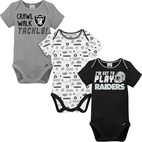 Vista 18 de Gerber - Mameluco unisex de manga corta para bebé, equipo de la NFL, paquete de 3