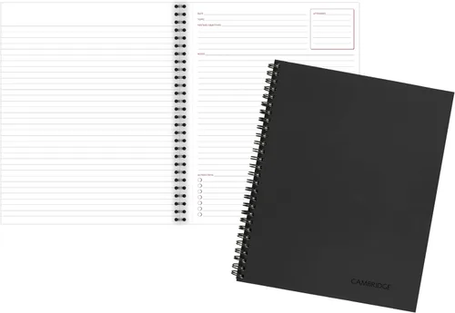 Vista 16 de Cambridge Cuaderno de negocios limitado, papel con rayas legales, 8-1/4 x 11 pulgadas, 80 hojas, cubierta flexible suave al tacto, encuadernado