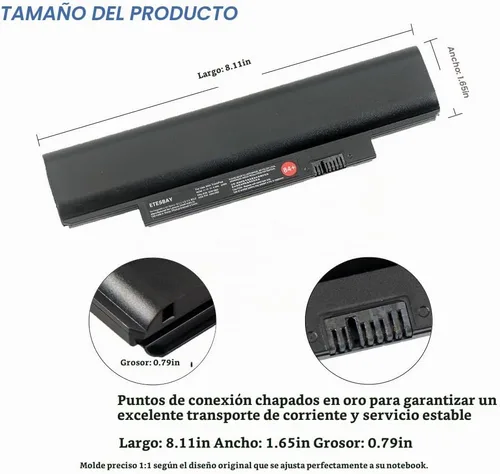 Vista 3 de ETESBAY X121E E120 42T4947 42T4948 84+ 63Wh Reemplazo de batería para portátil Lenovo IBM Thinkpad Edge E125 E130 E135 E145 E320 E325 E330 E335 L330