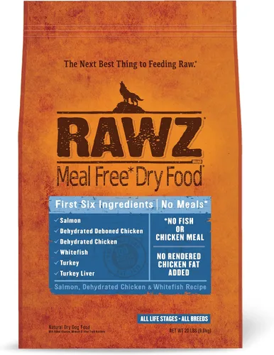 Vista 10 de Rawz Alimento seco para perros sin comidas (3.5 libras, pollo y pavo)