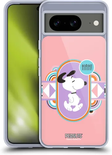 Vista 154 de Head Case Designs Snoopy Deco Dreams - Funda de gel con licencia oficial de Peanuts Blue Pattern [protección de grado militar] compatible con Google