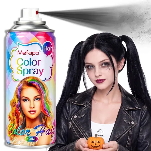 Vista 20 de Spray de color rojo para el cabello temporal para niños, mujeres y hombres
