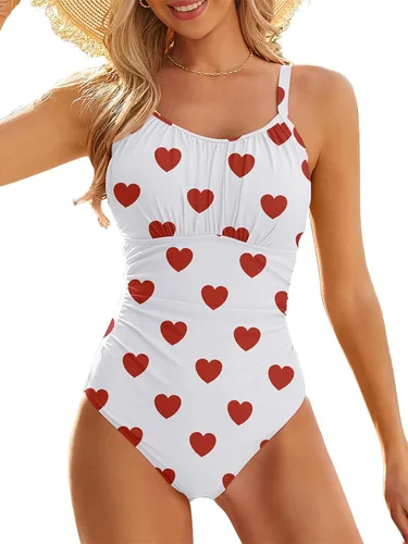 Vista 29 de American Trends Traje de baño de una pieza para mujer con control de Negro
