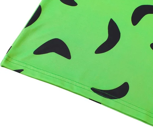 Vista 3 de xianhsuxo Disfraz de hombre de las cavernas de Halloween para niños y niñas, conjunto de ropa de cosplay
