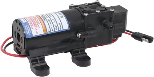 Vista 2 de Everflo EF1000-BOX - Bomba de diafragma de 12 V en caja con puertos de manguera de 3/8 pulgada, 1,0 GPM