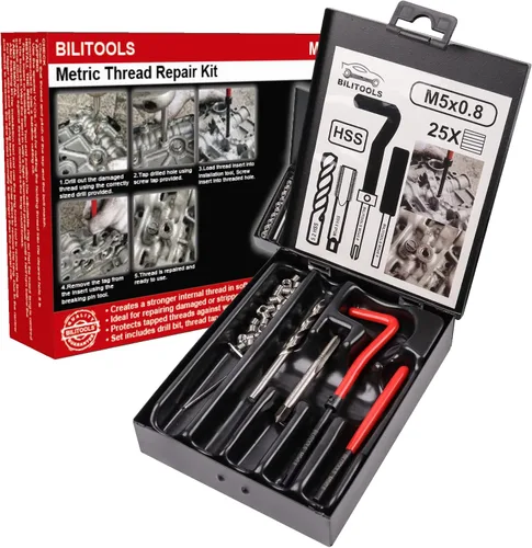 Vista 16 de BILITOOLS - Kit de reparación de roscas helicoidales métricas