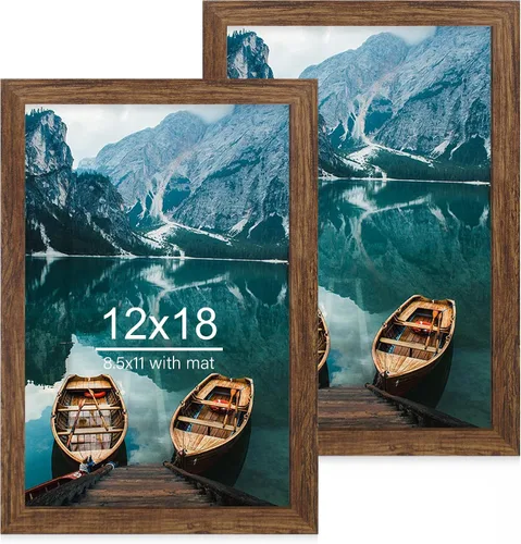 Vista 137 de Hongkee - Juego de 2 marcos de fotos, HK042515-MD5.5X8.5-BK(2PK)