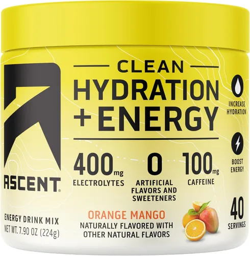 Vista 9 de Ascent Hidratación de Cítricos Plus Energía, 8.17 OZ