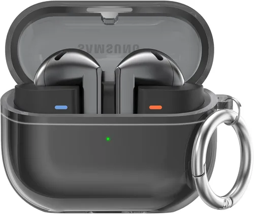 Vista 14 de AhaStyle Compatible con Samsung Galaxy Buds FE/S2 Pro/S2/Live Funda transparente [Anti-amarillamiento] (transparente)