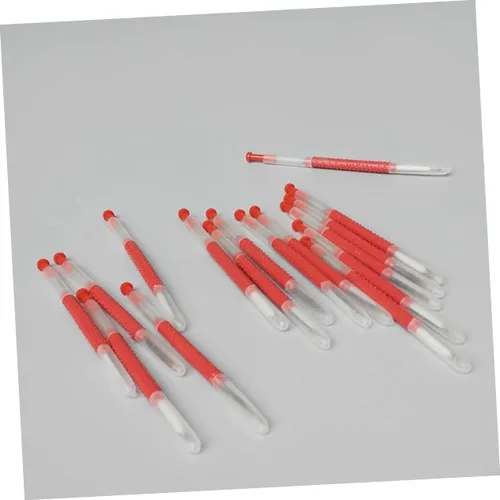 Vista 8 de Juego de herramientas de colmena de cría, suministros de apicultor con aguja móvil, émbolo de resorte para miel, 10 unids*2 2 unidades rojas