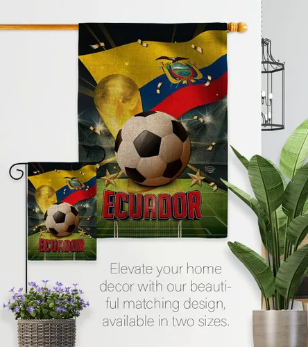 Vista 8 de Tapiz ecuatoriano de la Copa del Mundo, Cartel de arpillera para decoración del hogar, arte de pared para patio, césped, porche, decoración