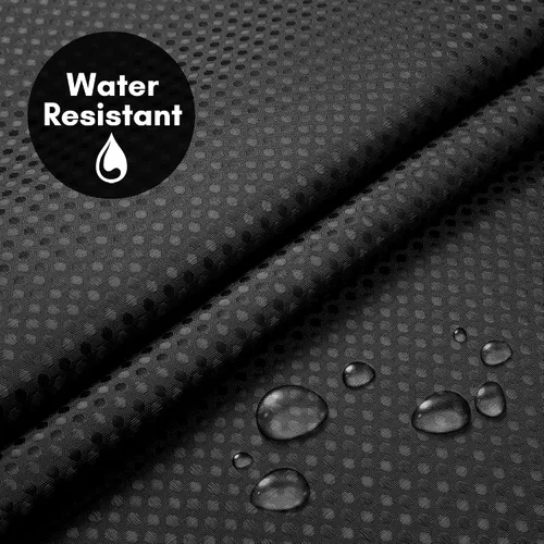 Vista 8 de Americanflat 72x75 cortina de ducha sin gancho con patrón de gofres - Cortina de ducha larga resistente al agua con panel transparente, forro