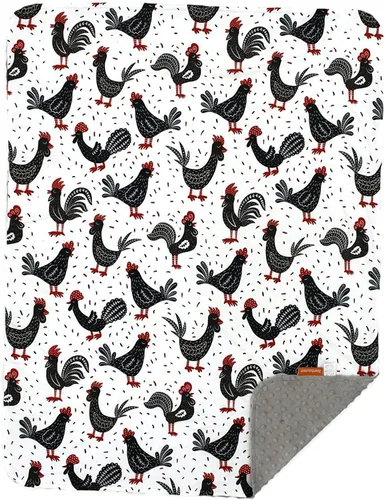 Vista 14 de Dear Baby Gear - Mantas reversibles para bebé - Manta suave para recién nacido - Blanco para niños pequeños - Manta para niños y niñas - Mantas