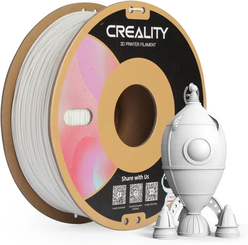 Vista 21 de Creality PLA - Filamento de impresora 3D de 1.75 mm, paquete de filamento para impresoras 3D, resistencia mejorada sin deformación, precisión