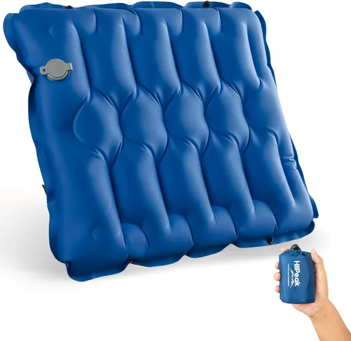 Vista 11 de HiiPeak Cojín inflable para asiento, almohadilla compacta ligera para asiento de estadio, cojín de asiento de aire para camping, para viajes