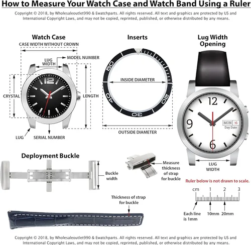 Vista 7 de Reloj de mano para mujer, color negro