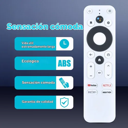 Vista 3 de Control remoto de voz de repuesto para dispositivo de transmisión Onn