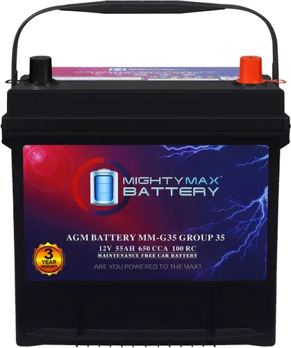 Vista 17 de Mighty Max Battery MM-AUX12 Batería Auxiliar 12 V 12 Ah, 20 RC, 200 CCA Batería AGM recargable para auto
