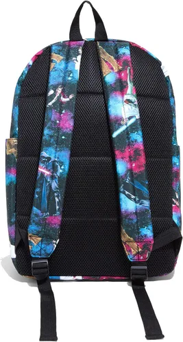 Vista 3 de Mochila con estampado de galaxia de personajes de Star Wars, Multicolorido, Computadora portátil