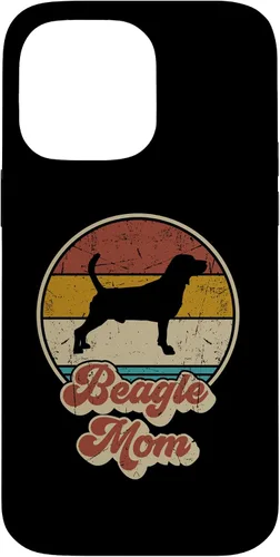 Vista 21 de Beagle Mom Dog Lover Gift For Women Vintage Beagle Mama Case for iPhone 16