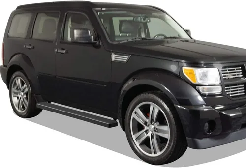 Vista 6 de APS Estribos (barras Nerf barras escalones laterales) compatibles con Dodge Nitro 2007-2012
