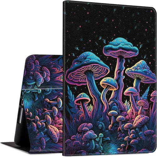 Vista 16 de Rossy Funda para tableta Amazon Fire HD 8 (8ª/7ª/6ª generación, versión 2018/2017/2016) delgada y ligera, de piel sintética, multiángulo, ajustable