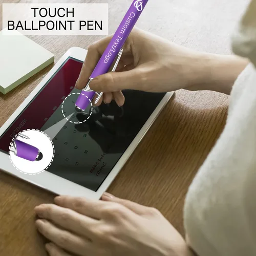 Vista 4 de Bolígrafos personalizados personalizados con nombre y logotipo, bolígrafo grabado, bolígrafos personalizados para oficina, negocios, lápiz