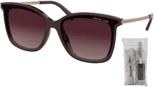 Vista 2 de Michael Kors MK2079U ZERMATT Square Sunglasses For Women+ BUNDLE With Designer iWear Complimentary Eyewear Kit