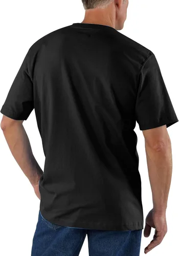 Vista 2 de Carhartt Camiseta con bolsillo Iconic K87 para hombre Negro