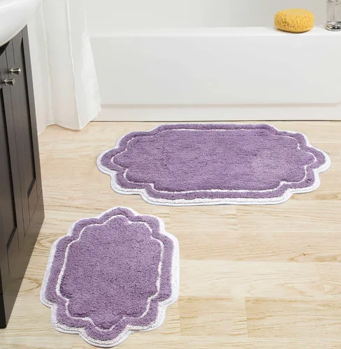 Vista 21 de Home Weavers - Tapete de baño 100% algodón copetudo, supersuave y absorbente, lavable a máquina y apto para secadora lino