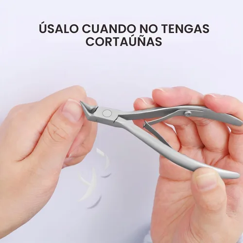 Vista 6 de Cortaúñas encarnadas, cuchillas rectas para cortaúñas de pies, acero