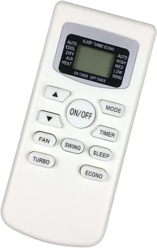 Vista 2 de Mando a distancia para aire acondicionado portátil Black Decker BPACT08WT BPACT10WT BPACT12WT BPACT14WT BPACT14HWT BPACT12HWT BPACT14H