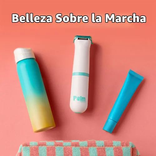 Vista 7 de Clio PALMPERFECT - Recortadora eléctrica de bikini – Afeitadora de pelo fácil de viajar para un afeitado suave, doble hoja para afeitado cercano