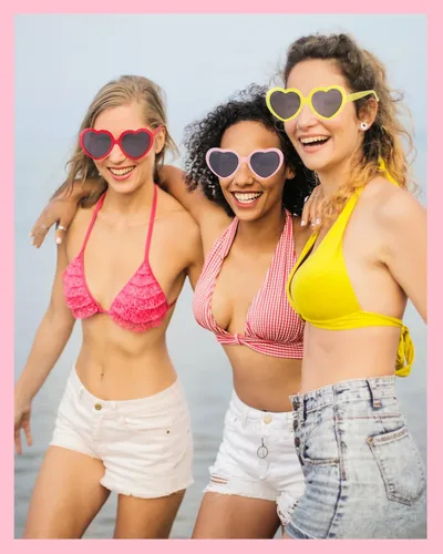Vista 6 de 20 pares de lentes de sol de corazón para mujeres y hombres, con efecto de corazón, lentes de difracción de gran tamaño, lindos en forma de corazón