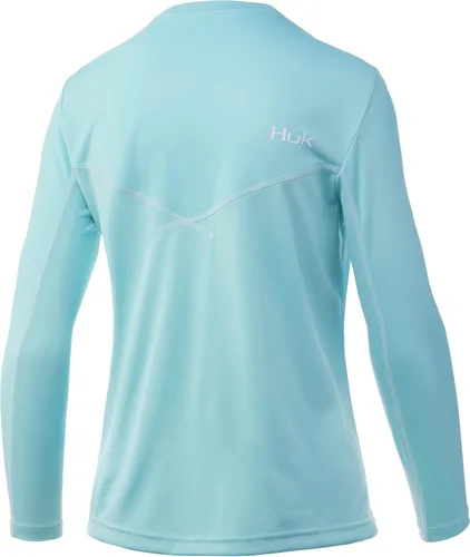 Vista 2 de HUK Icon X Camiseta de pesca de manga larga con protección solar para mujer