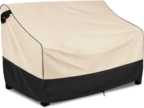 Vista 13 de FORSPARK Funda para sofá de patio, impermeable, resistente a los rayos UV, protector para sofá biplaza de 2 asientos, tela Oxford resistente a