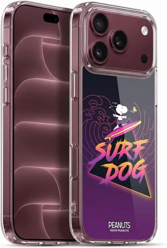 Vista 171 de Head Case Designs Snoopy Aloha Disco - Funda de gel con licencia oficial de Peanuts Surf [protección de grado militar] compatible con Apple iPhone