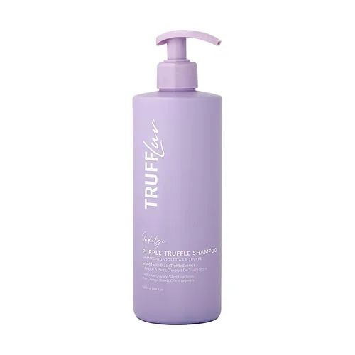Vista 3 de TruffLuv Champú púrpura trufa – Champú clarificador para hombres y mujeres – Neutralización de latón, vitalidad del color y aumento de la fuerza