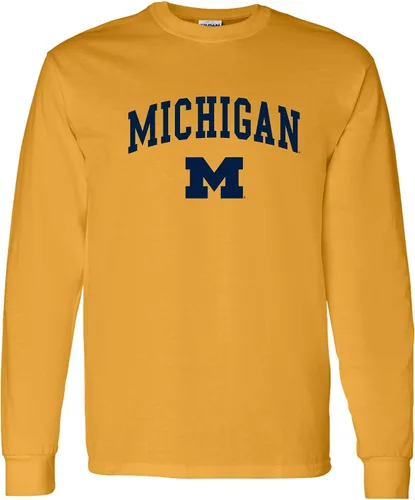 Vista 122 de NCAA oficial de College – University Team Color Arco Logo Manga Larga