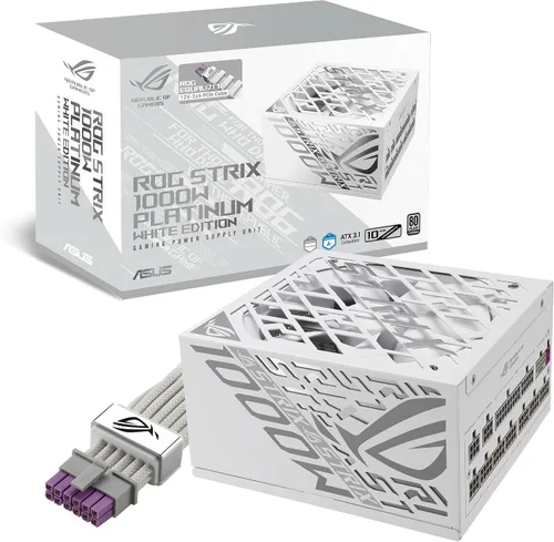 Vista 13 de ASUS ROG Strix 750 Fuente de alimentación ATX totalmente modular 80 Plus Gold 750W con ventilador Axial Tech de 0dB y garantía de 10 años