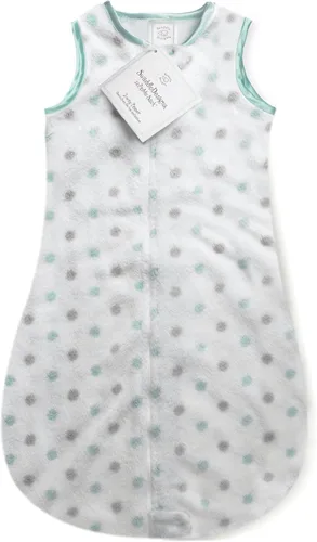 Vista 9 de SwaddleDesigns Acogedor saco de dormir de felpa, manta sin mangas con cremallera de 2 vías
