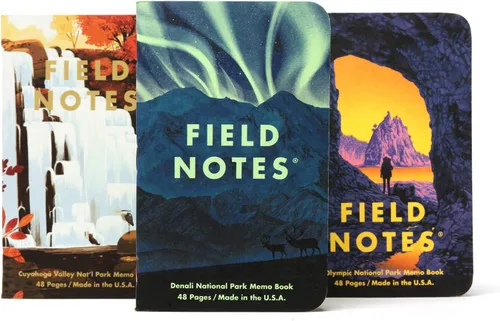 Vista 12 de Field Notes: Paquete Original de Kraft de 3 - Papel Mixto (1 Gráfico/Cuadrícula, 1 Rayado/Lineado, 1 Liso/Blanco) Cuadernos de Notas - Cuadernos